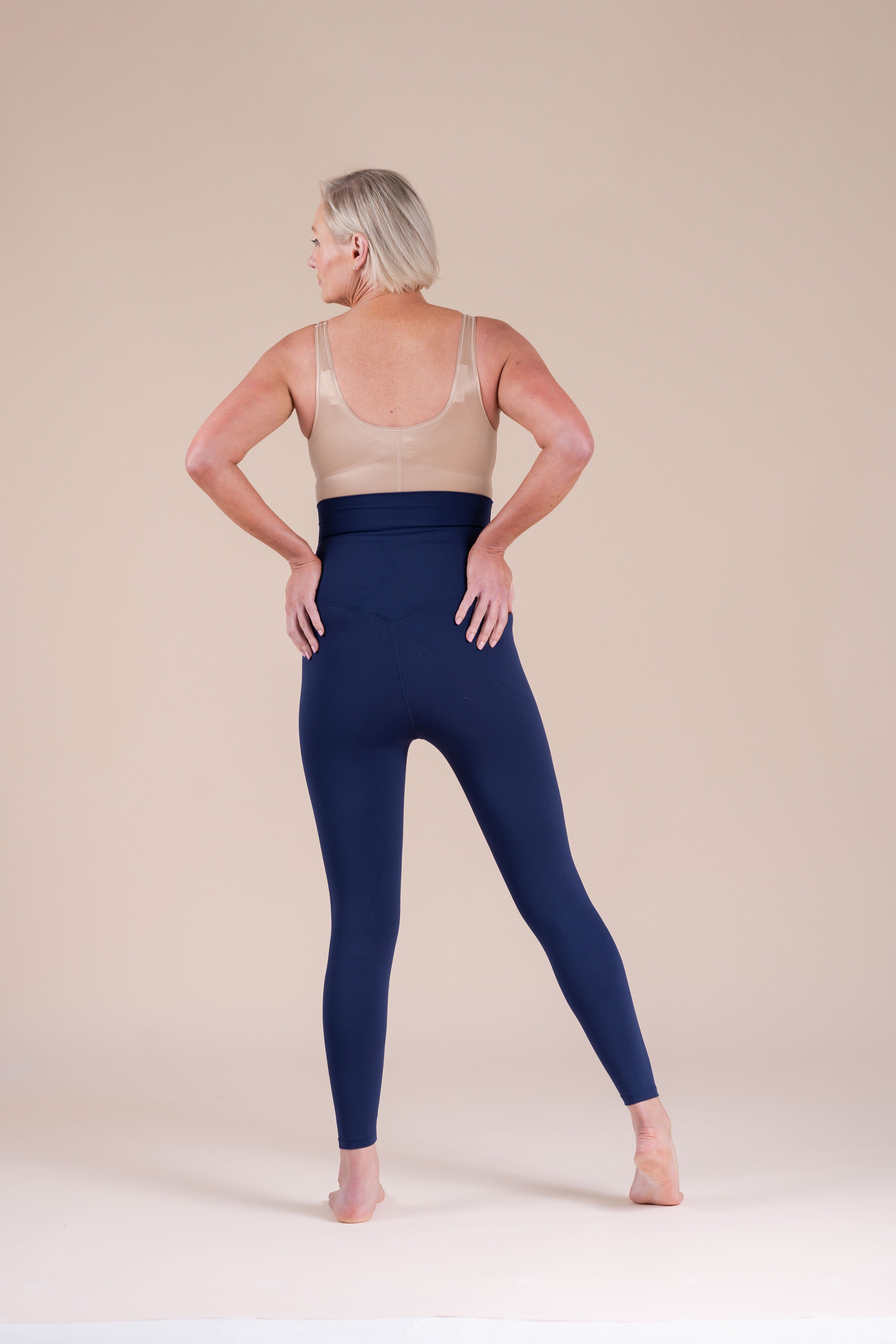 Yoga Basic Cropped Workout Leggings Seamless Super High Waisted Hook & Eye Shapewear  Tights | SHEIN USA
